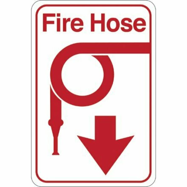 Bsc Preferred Fire Hose 9 x 6'' Facility Sign SN402